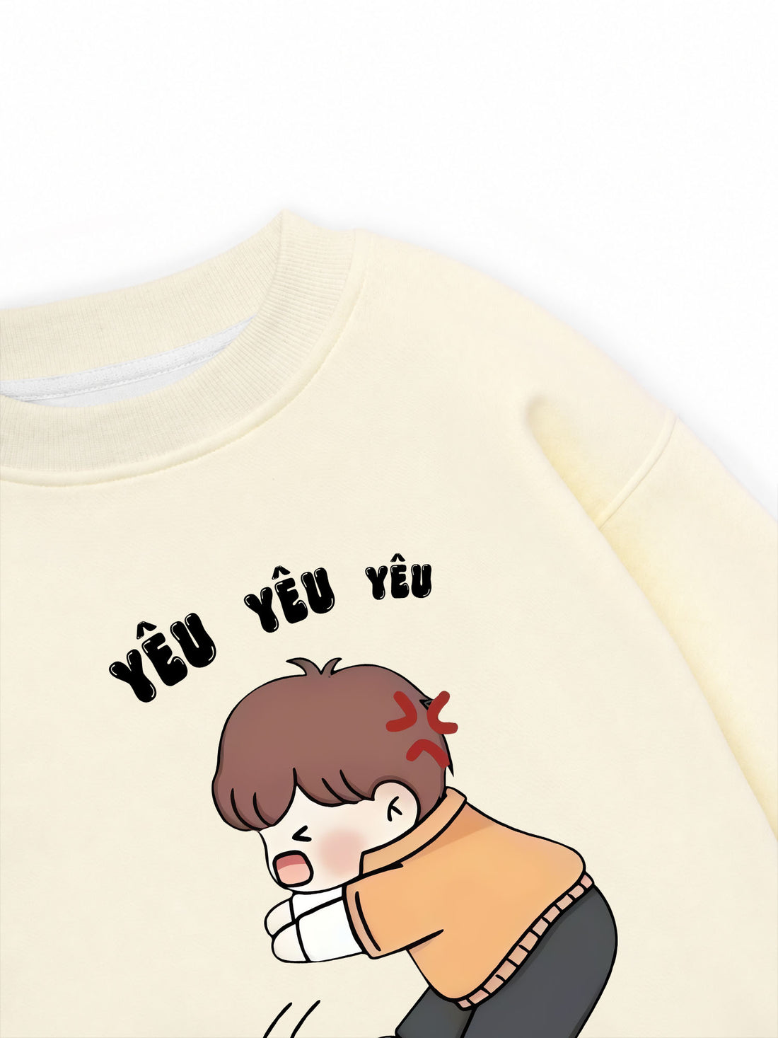 Áo Sweater Nỉ Hai Da Couple Yêu Yêu