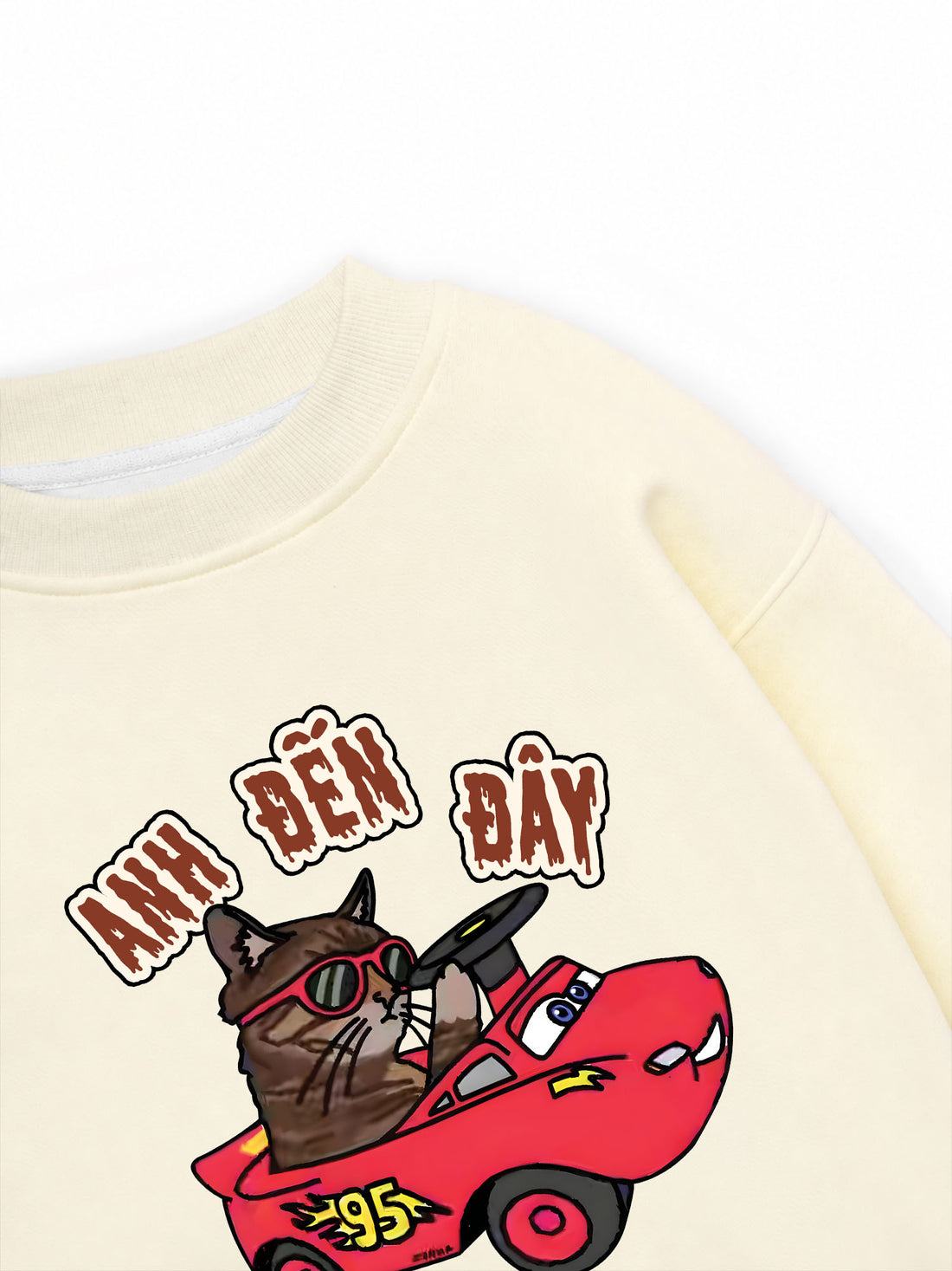 Áo Sweater Nỉ Hai Da Anh Đến Đây