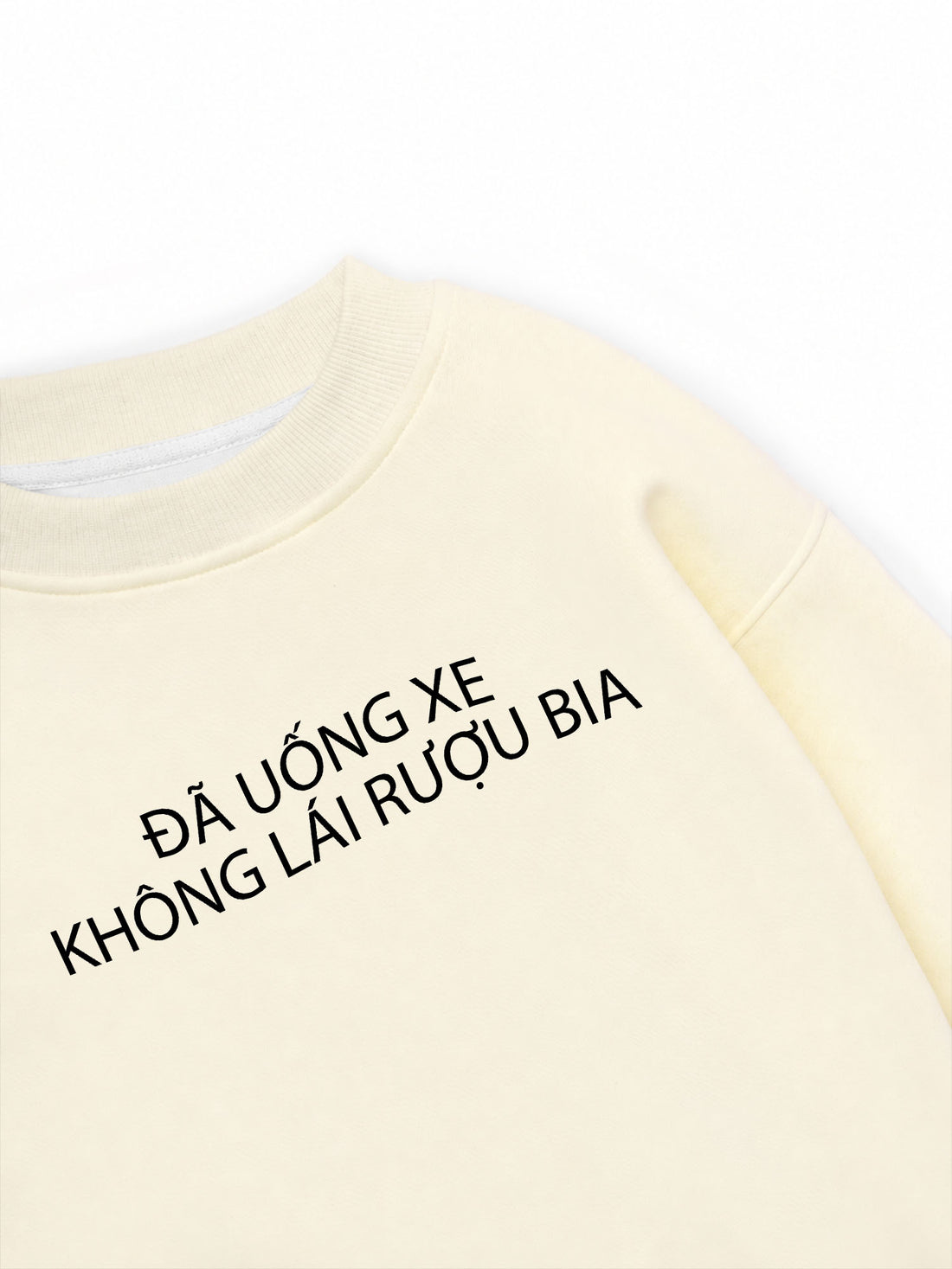 Áo Sweater Nỉ Hai Da Đã Uống Xe Không Lái Rượu Bia