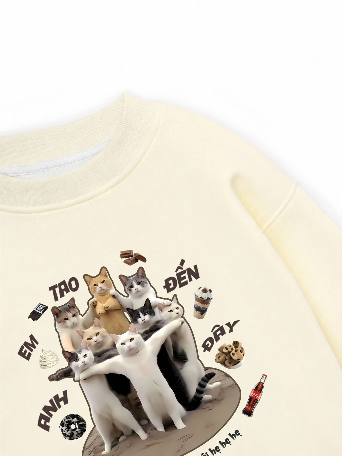 Áo Sweater Nỉ Hai Da Anh Em Tao Đến Đây
