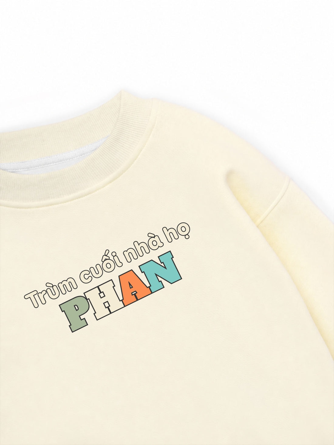 Áo Sweater Nỉ Hai Da Trùm Cuối Nhà Họ Phan