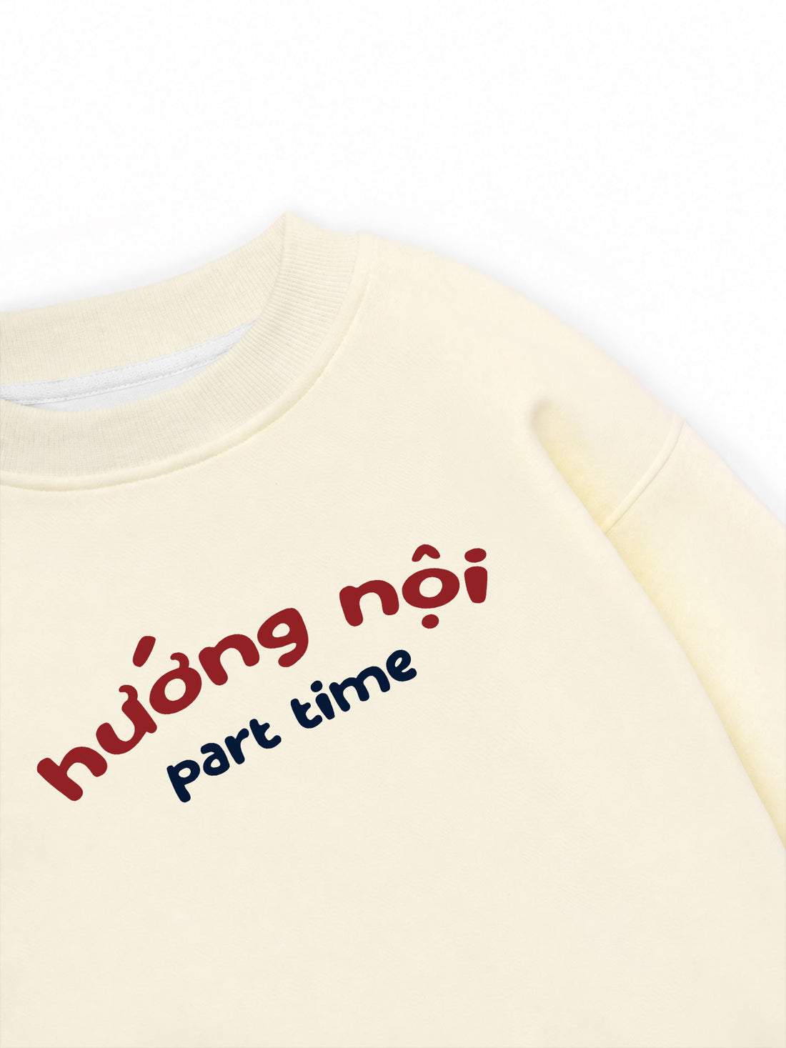 Áo Sweater Nỉ Hai Da Hướng Nội Partime