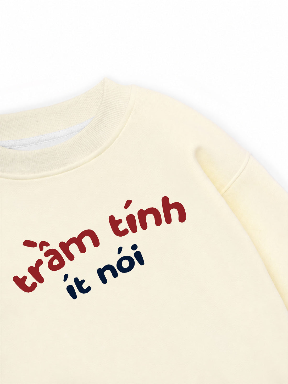 Áo Sweater Nỉ Hai Da Trầm Tính Ít Nói