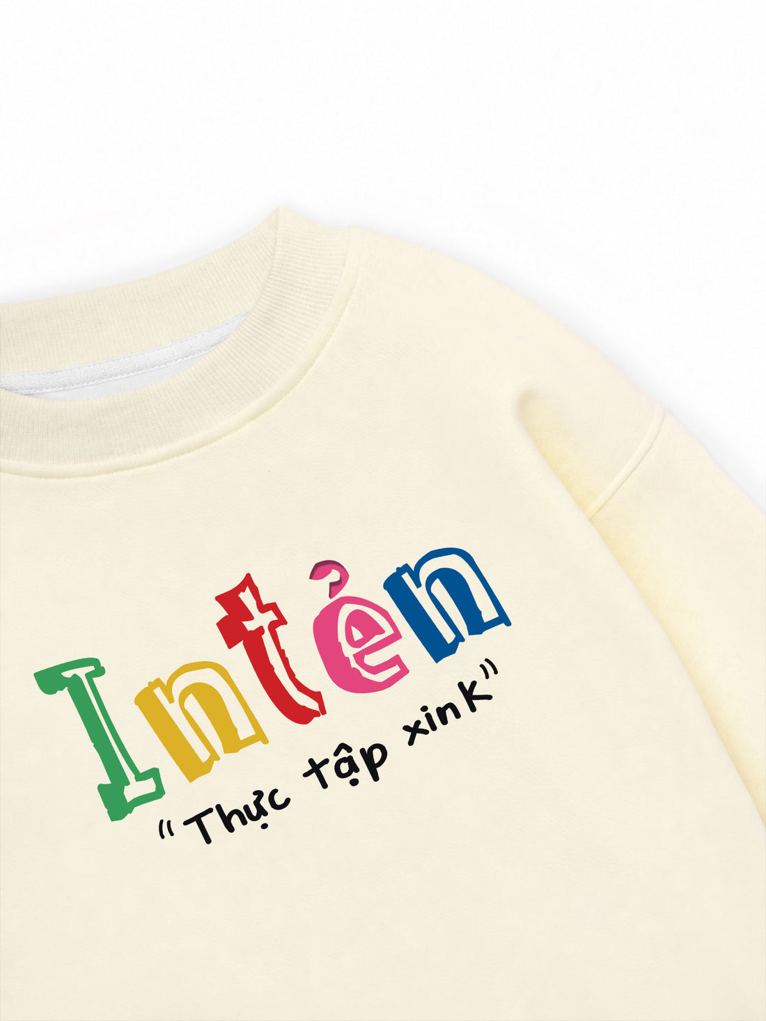 Áo Sweater Nỉ Hai Da Intern Thực Tập Xink
