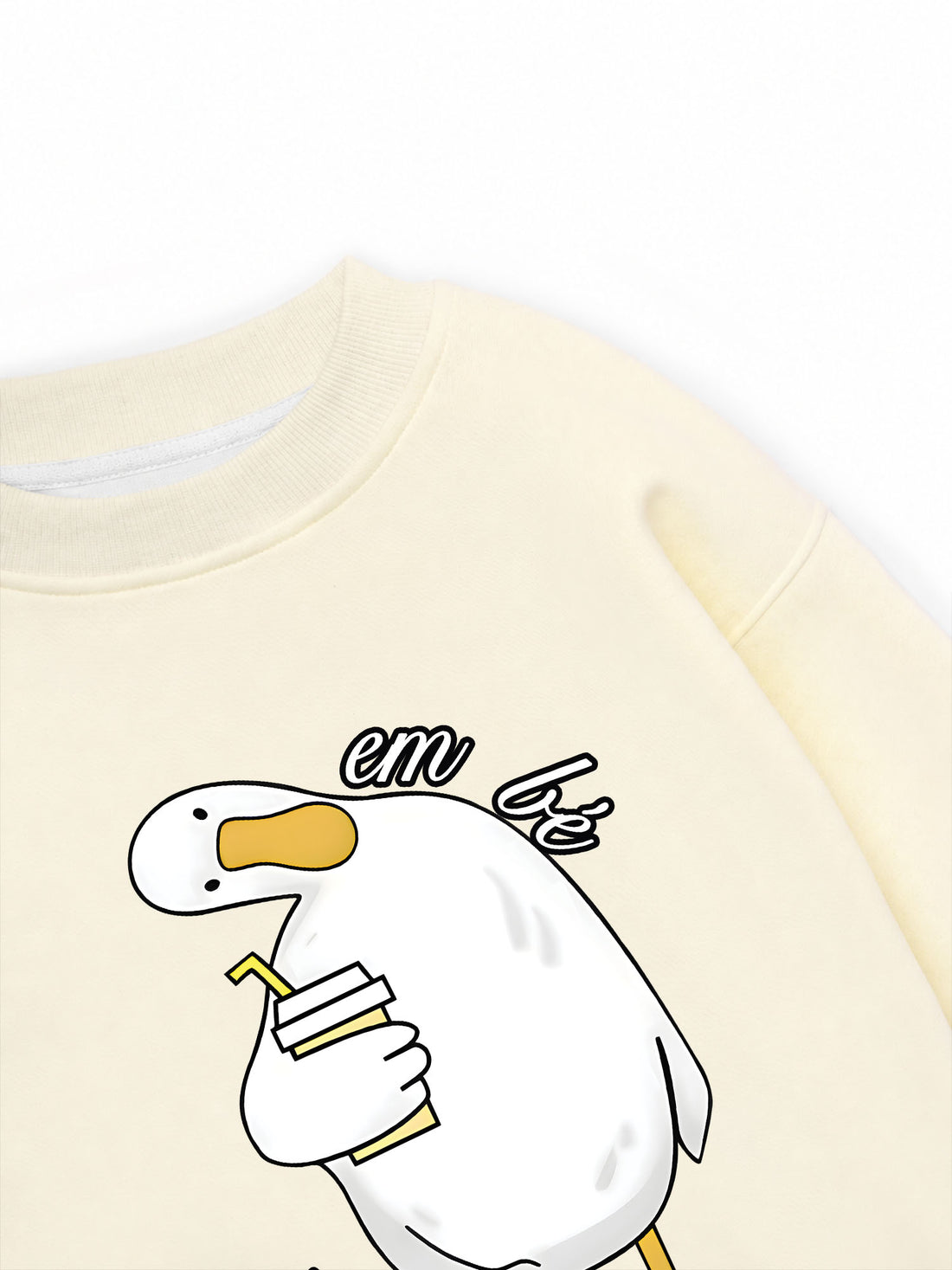 Áo Sweater Nỉ Hai Da Em Bé Duck