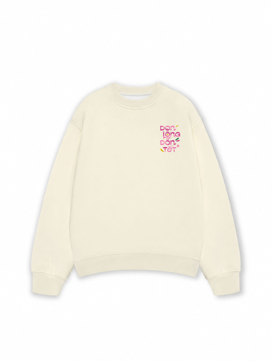 Áo Sweater Nỉ Hai Da Dọn Lòng Đón Tết