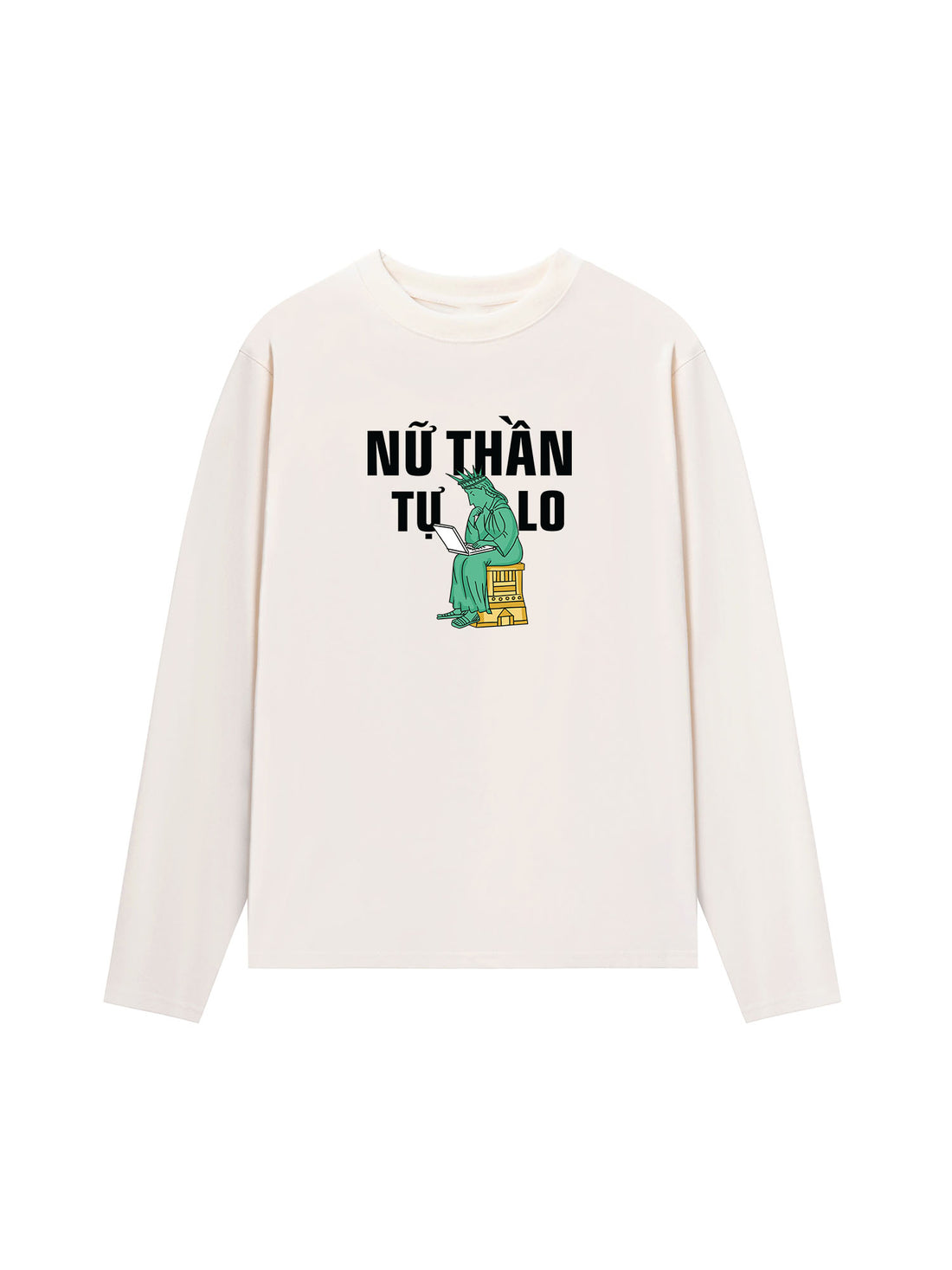 Áo Thun Dài Tay Nữ Thần Tự Lo