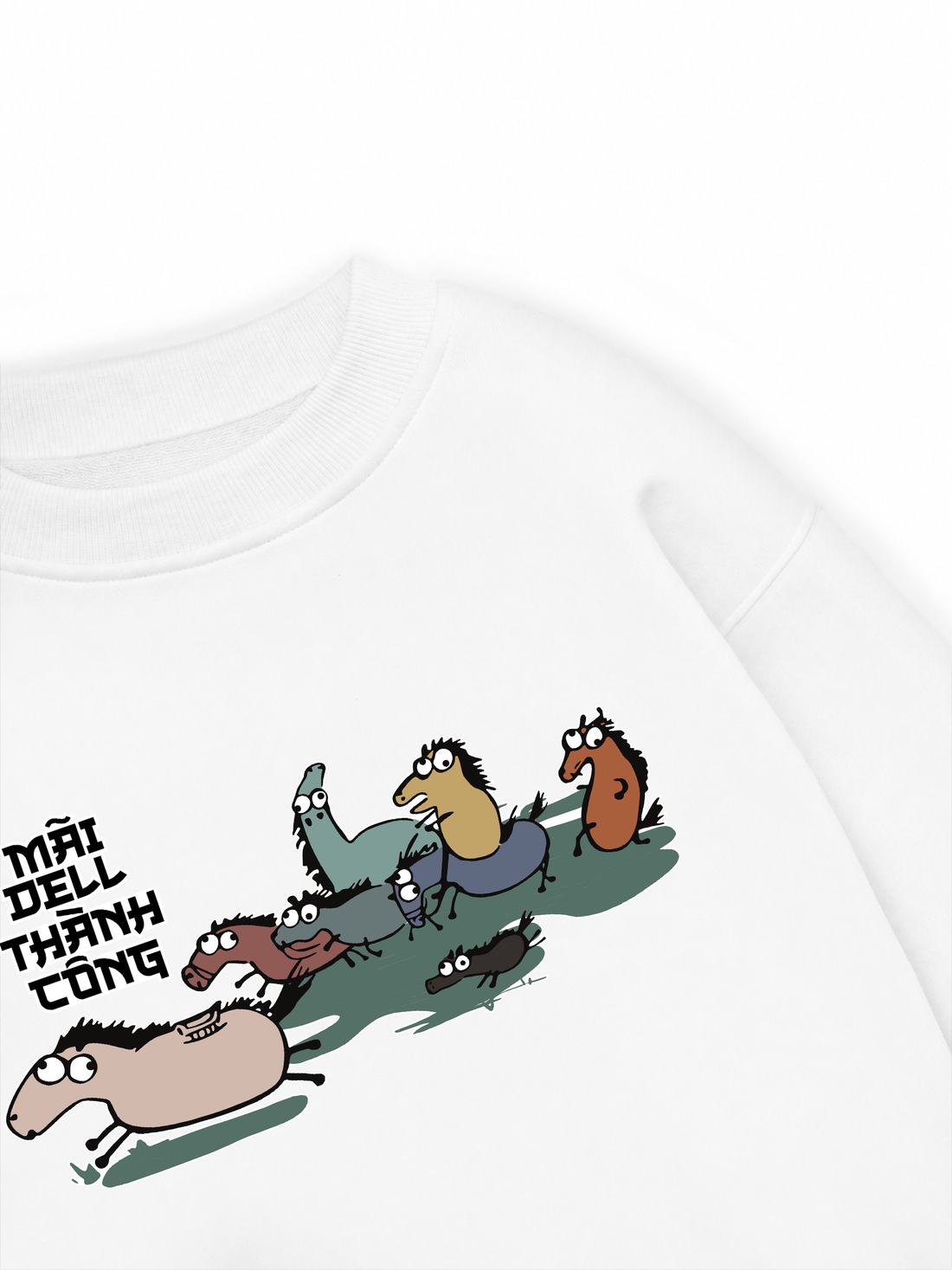 Áo Sweater Nỉ Hai Da Mãi Dell Thành Công