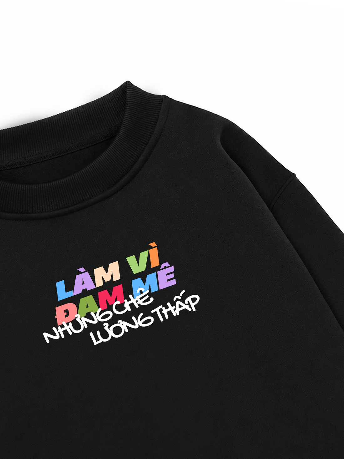 Áo Sweater Nỉ Hai Da Làm Vì Đam Mê