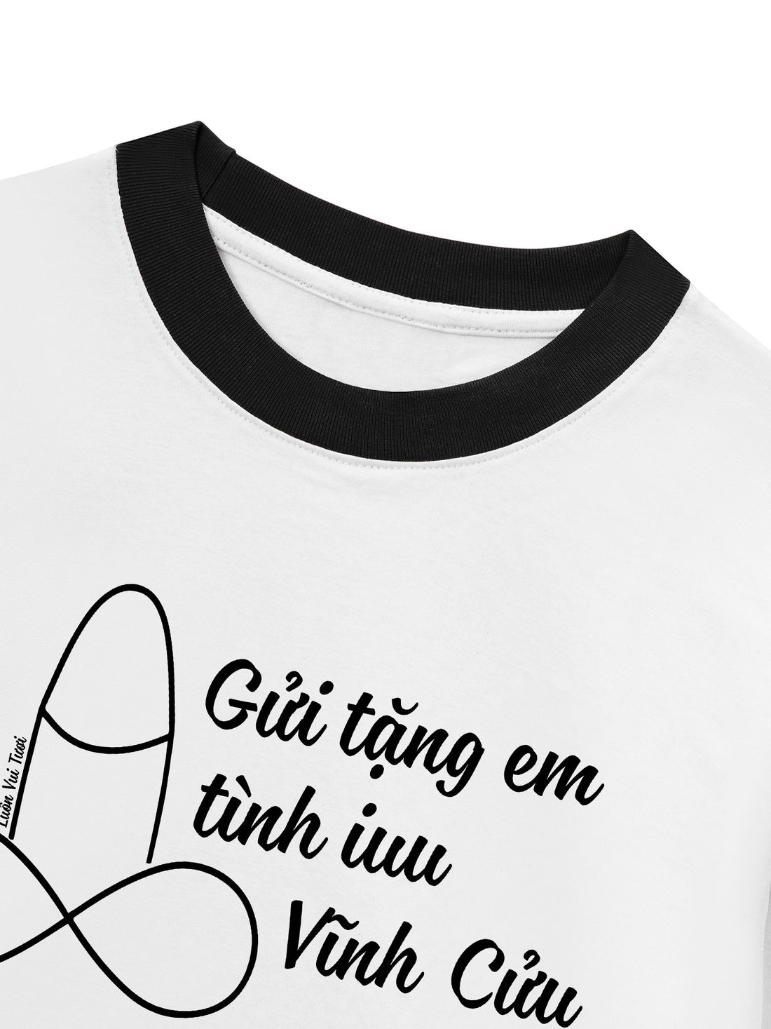 Áo Thun Ringer Relaxed Fit Tình Iu Vĩnh Cửu