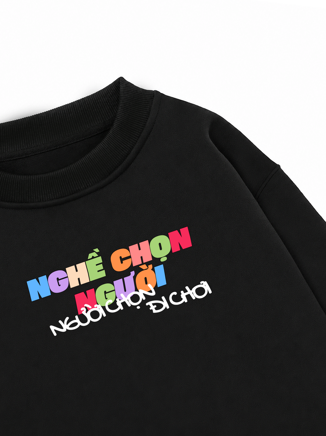 Áo Sweater Nỉ Hai Da Người Chọn Đi Chơi
