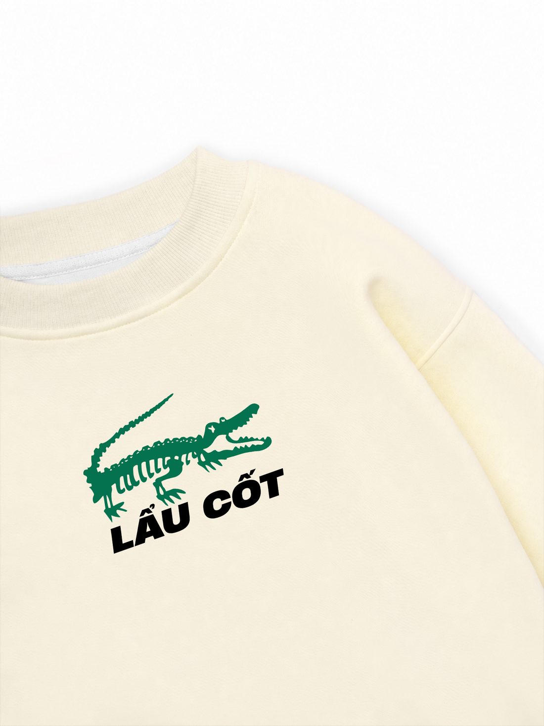 Áo Sweater Nỉ Hai Da Lẩu Cốt