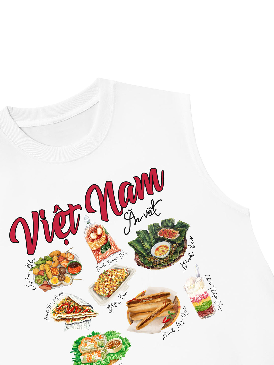 Áo Ba Lỗ Relaxed Fit Việt Nam Ăn Vặt