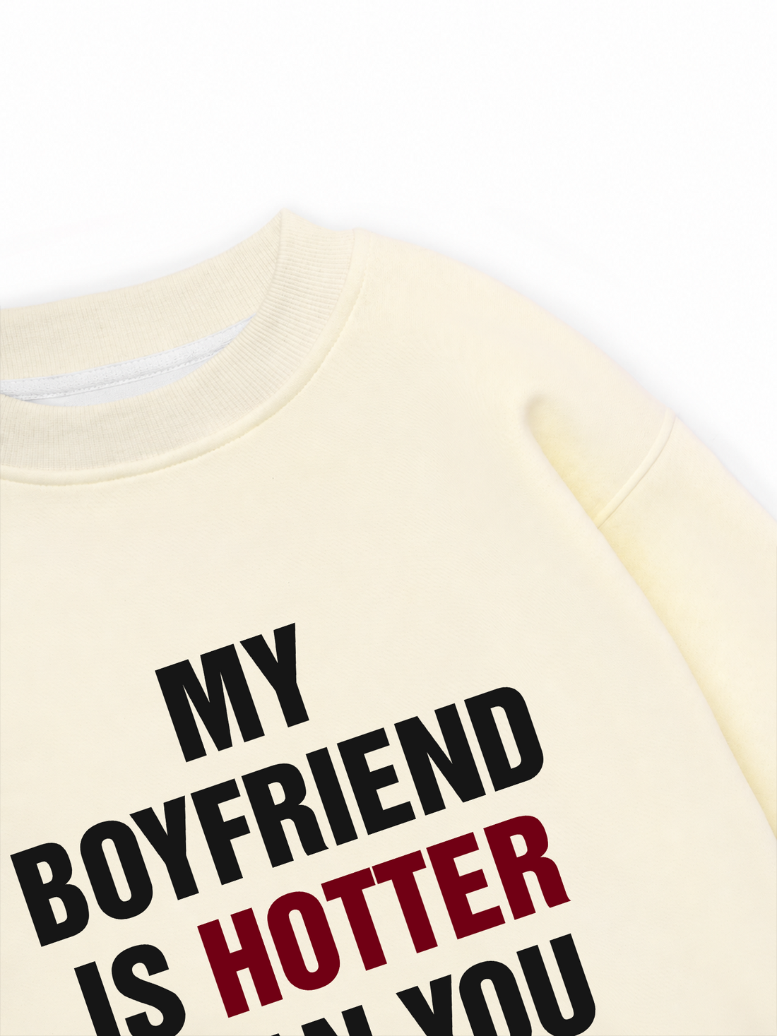 Áo Sweater Nỉ Hai Da My Boyfriend