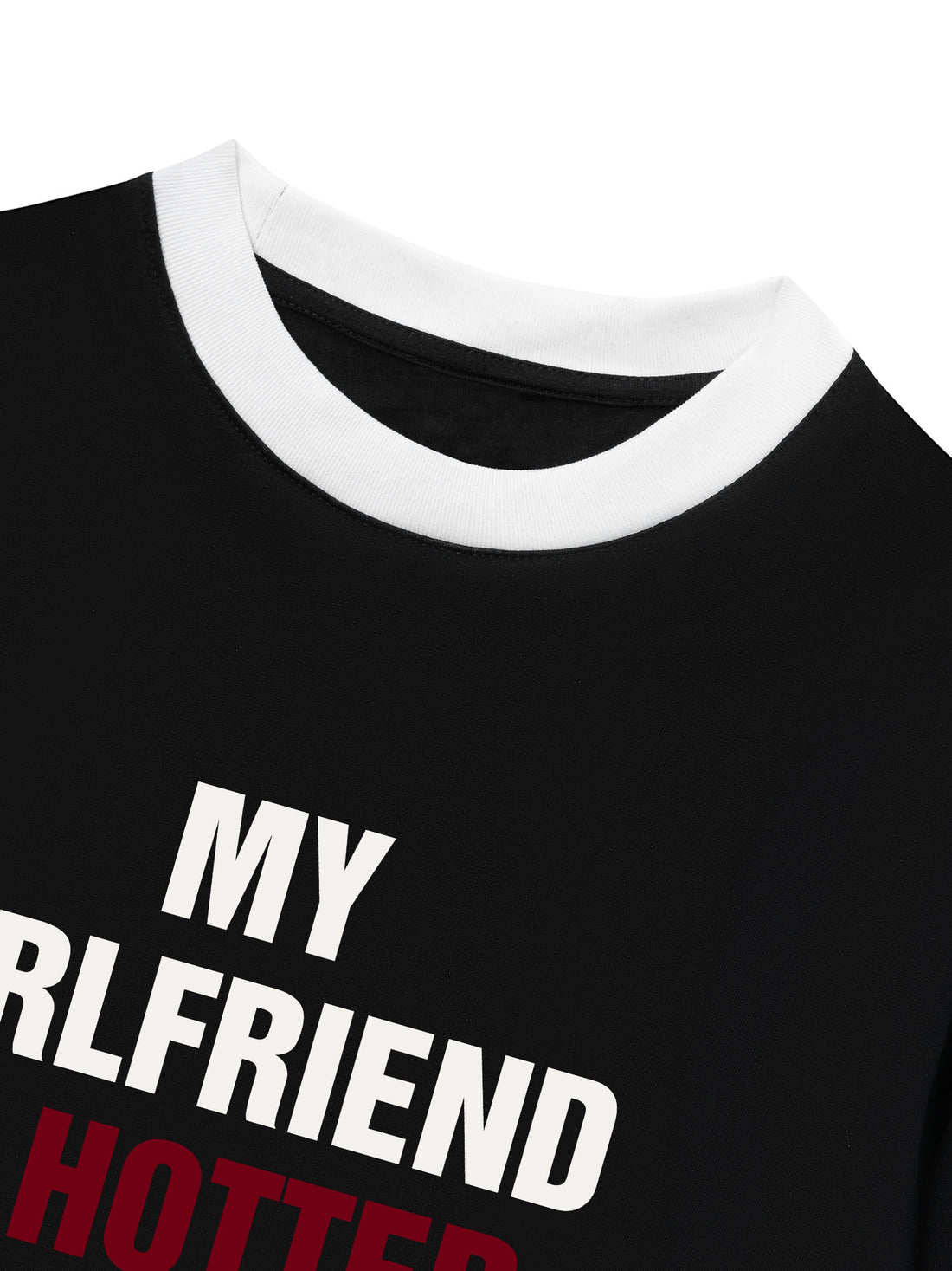 Áo Thun Ringer Relaxed Fit My Girlfriend