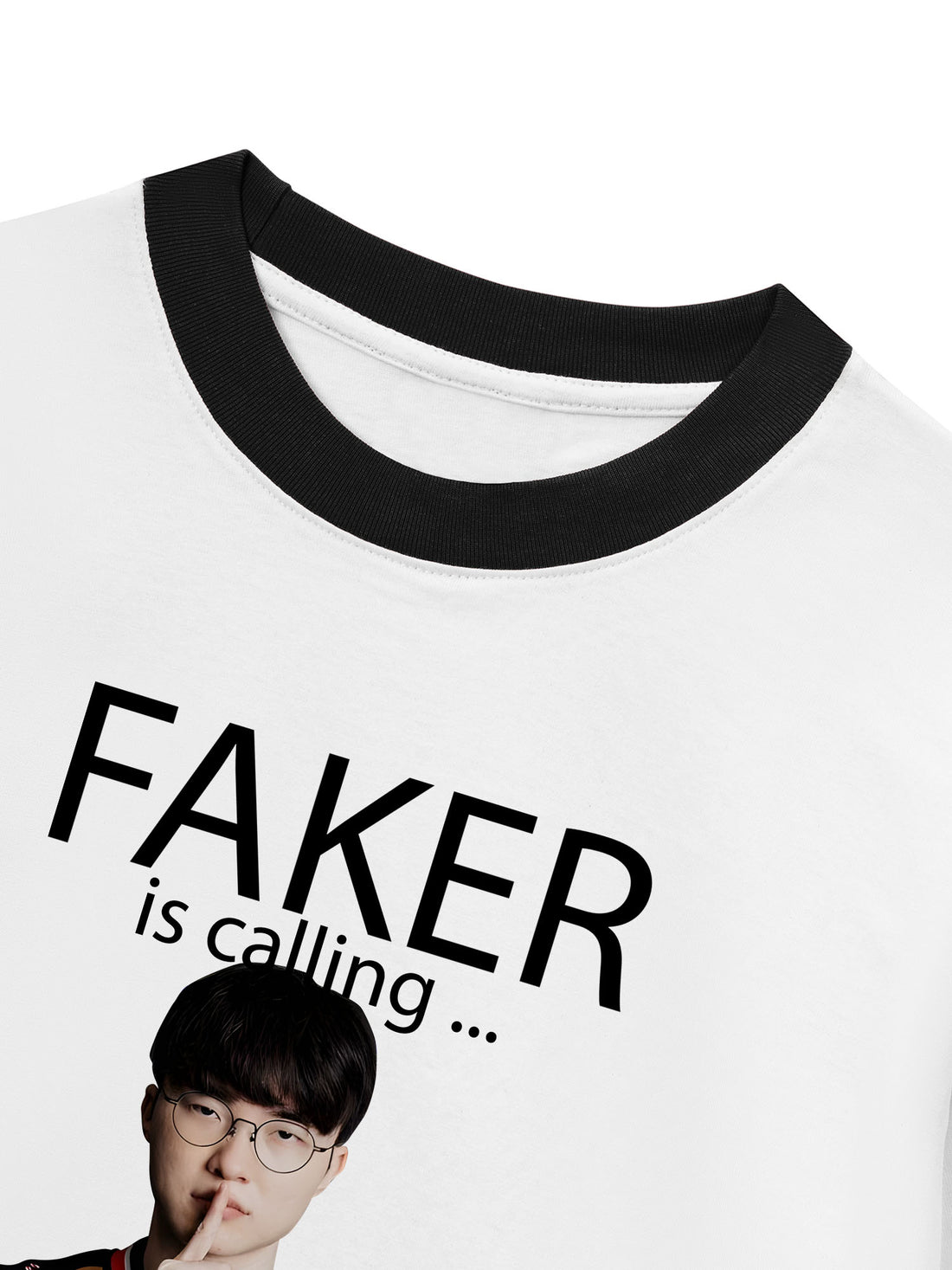 Áo Thun Ringer Relaxed Fit Faker Is Calling