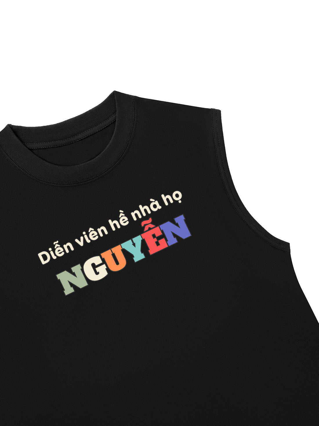 Áo Ba Lỗ Relaxed Fit Diễn Viên Hề Nhà Họ Nguyễn