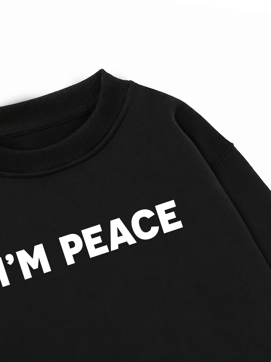 Áo Sweater Nỉ Hai Da I Am Peace