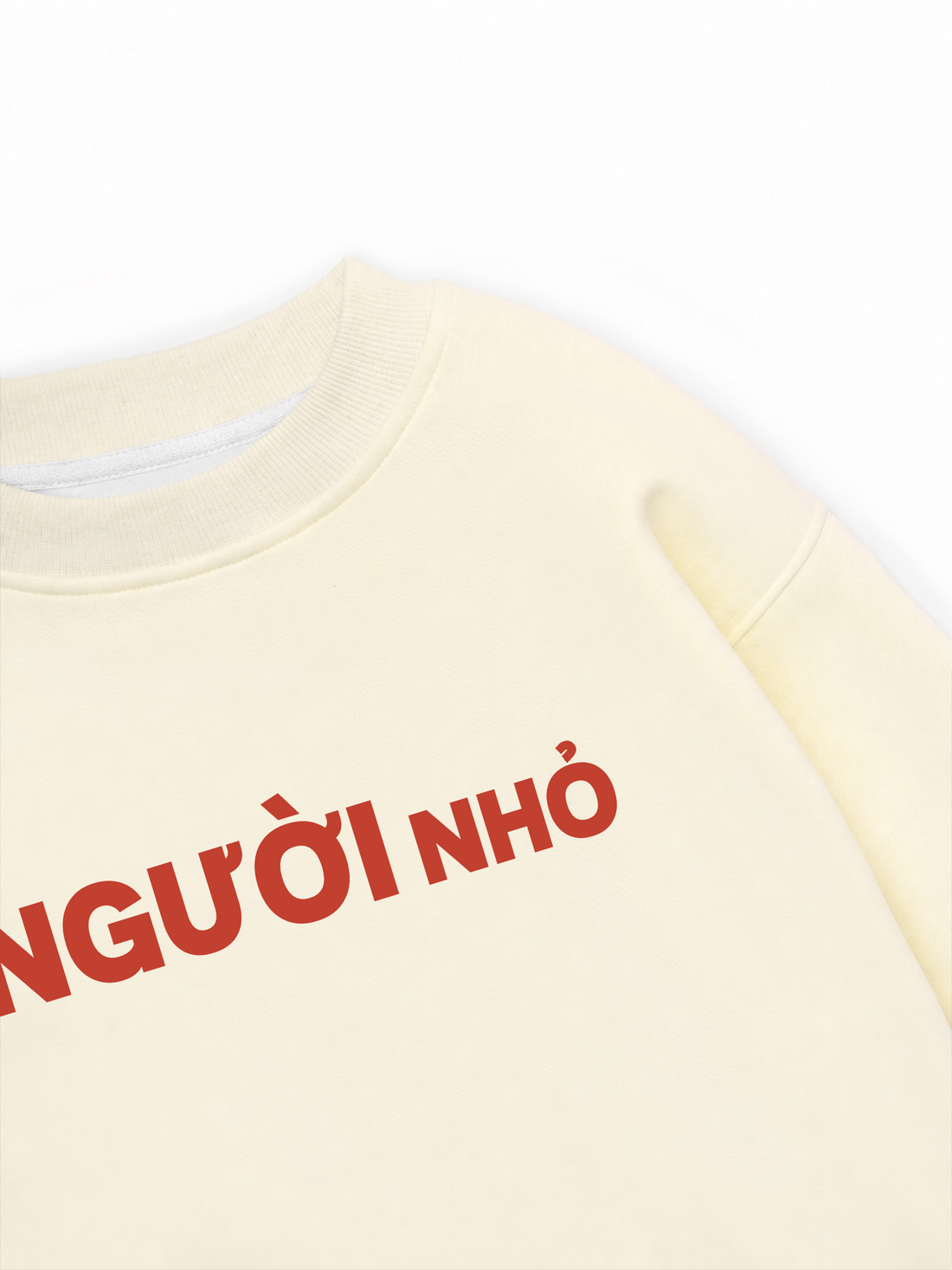 Áo Sweater Nỉ Hai Da Người Nhỏ