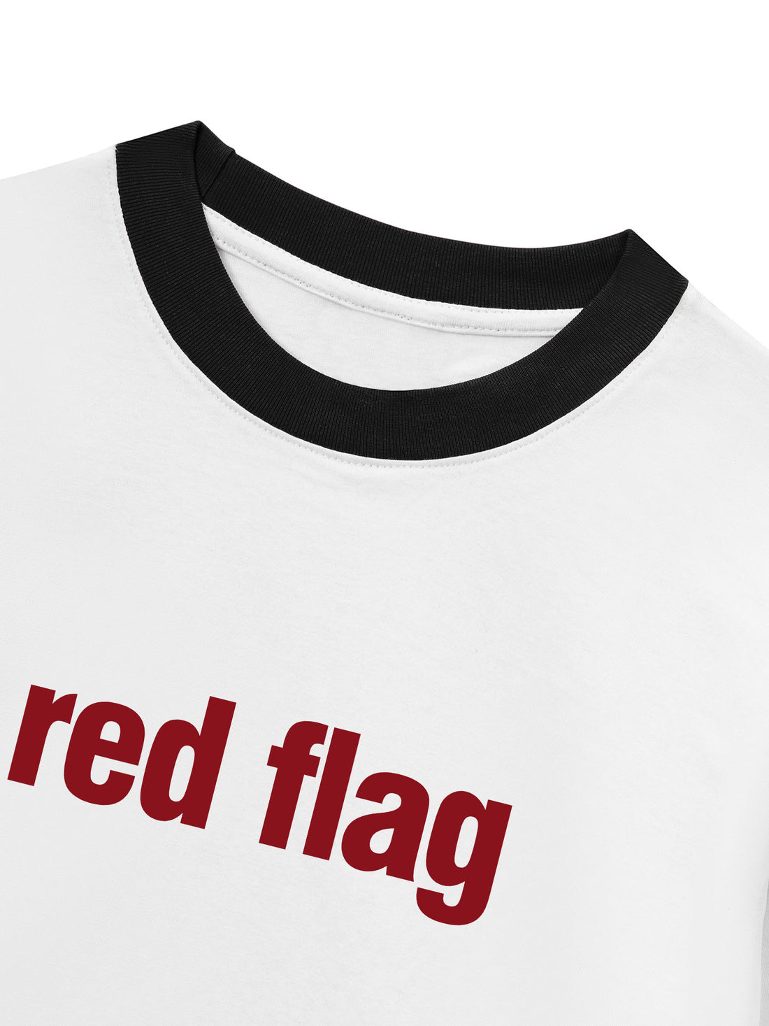 Áo Thun Ringer Relaxed Fit Red Flag