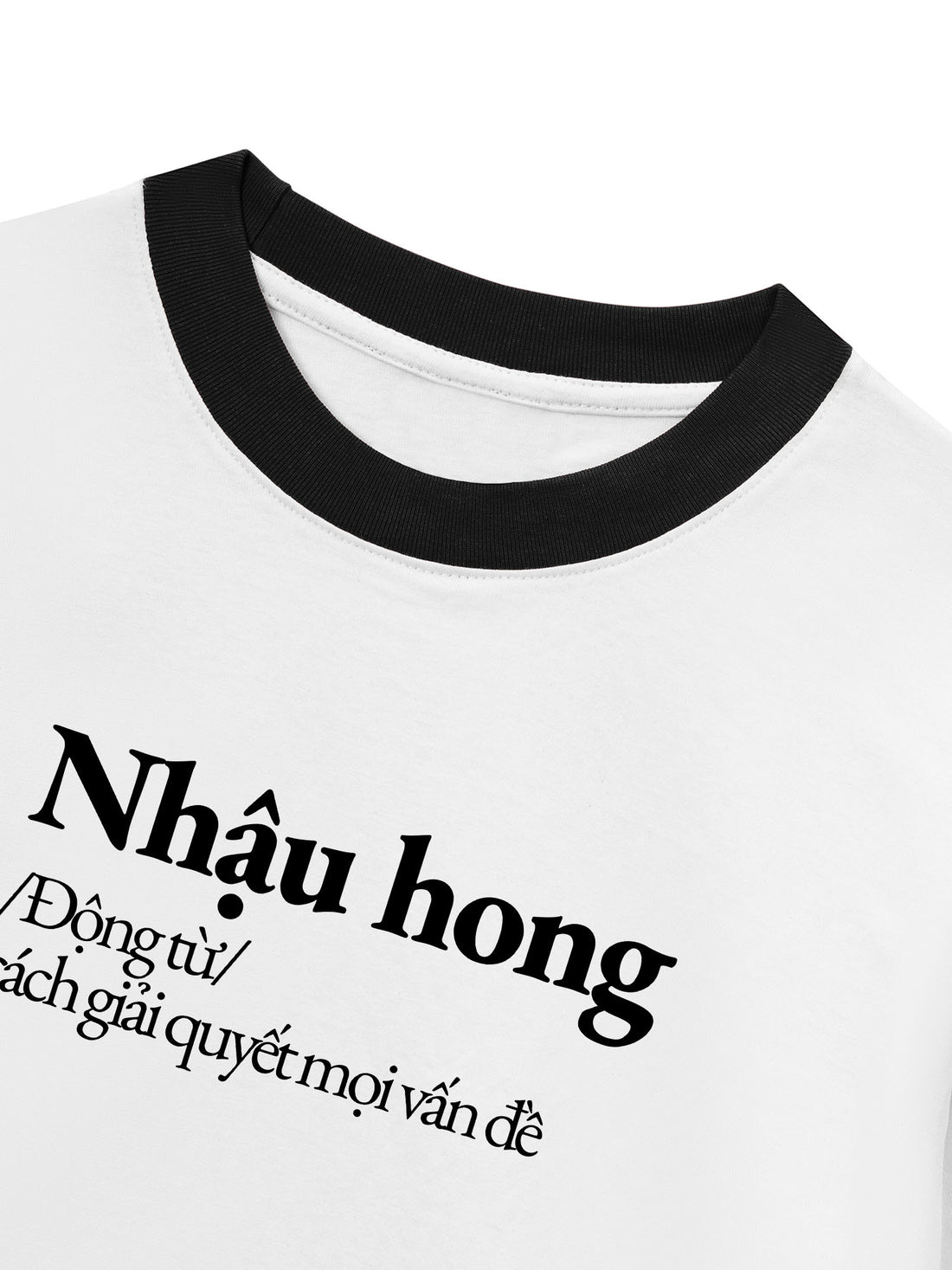 Áo Thun Ringer Relaxed Fit Nhậu Hong