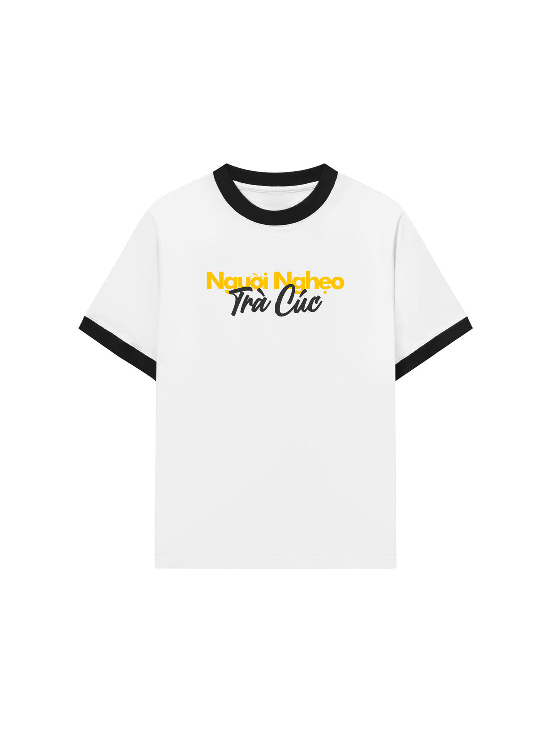 Áo Thun Ringer Relaxed Fit Người Nghẹo Trà Cúc