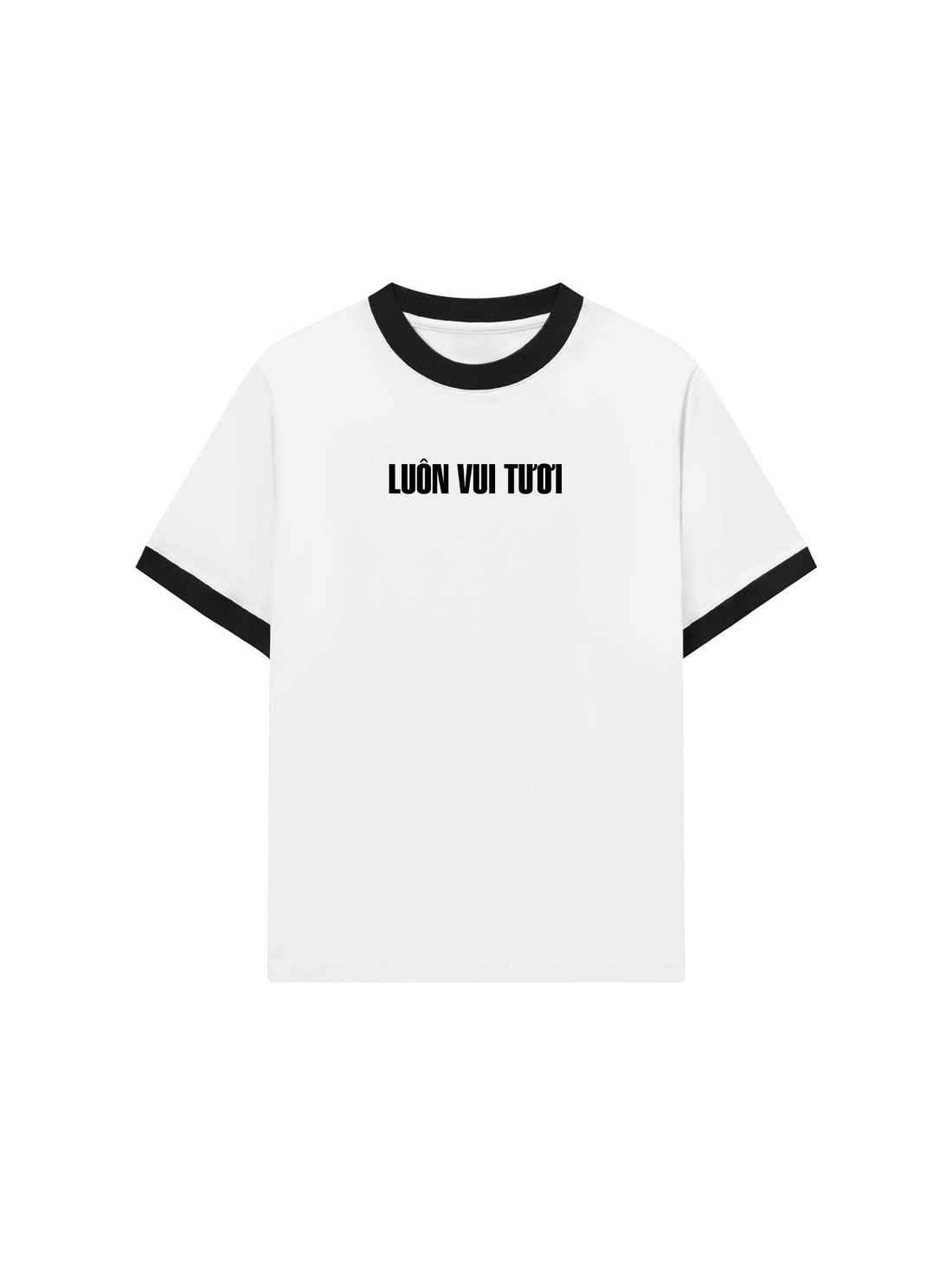 Áo Thun Ringer Relaxed Fit Từng Chơi Trần