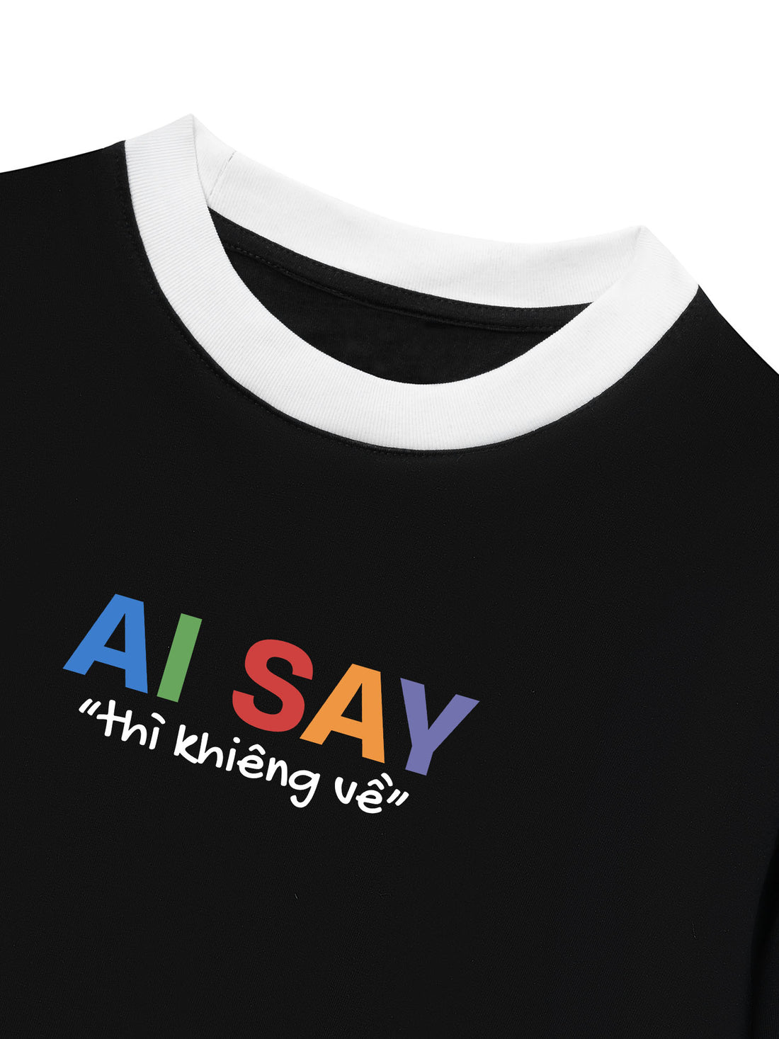 Áo Thun Ringer Relaxed Fit Ai Say Thì Khiêng Về