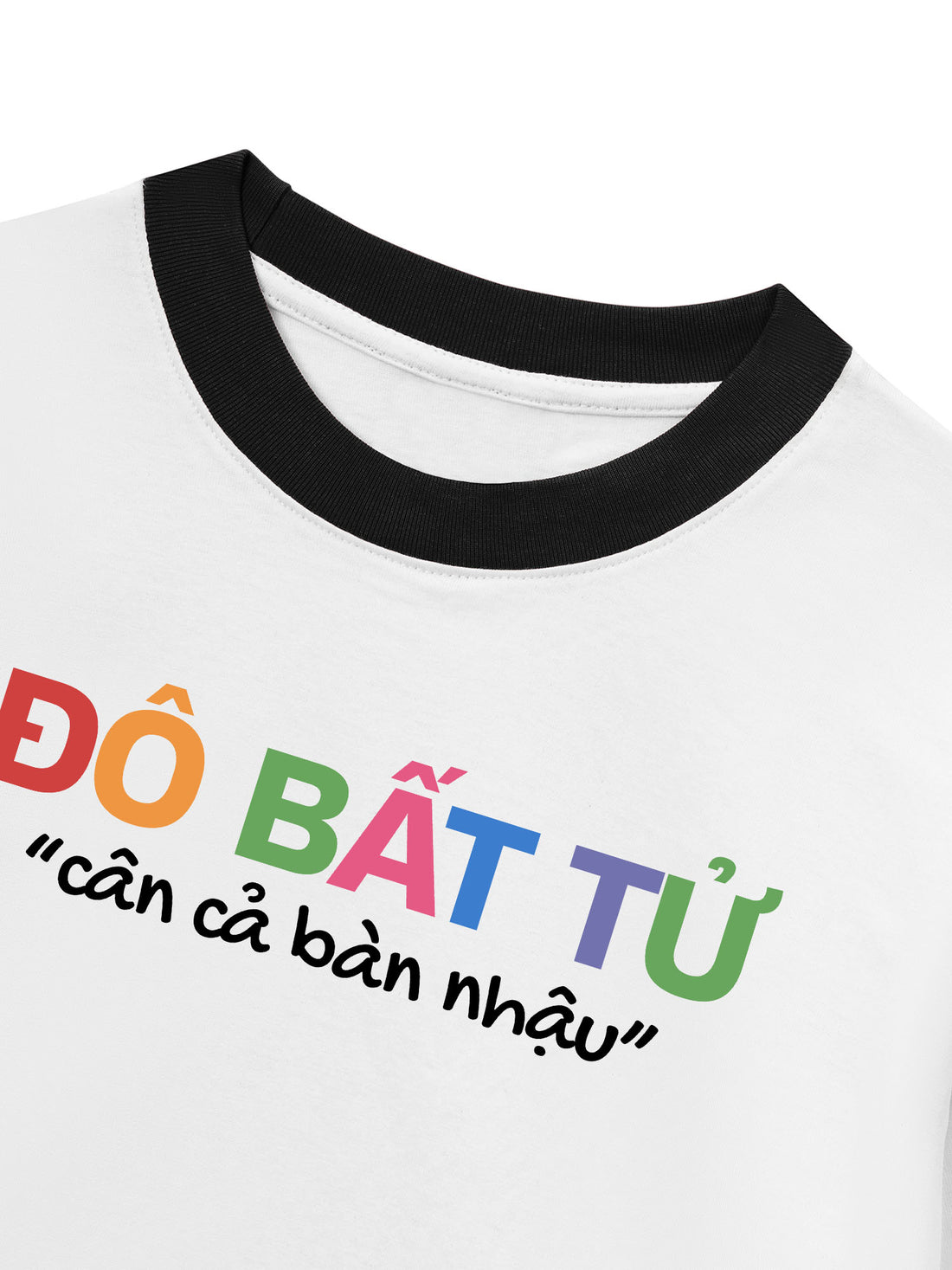 Áo Thun Ringer Relaxed Fit Đô Bất Tử