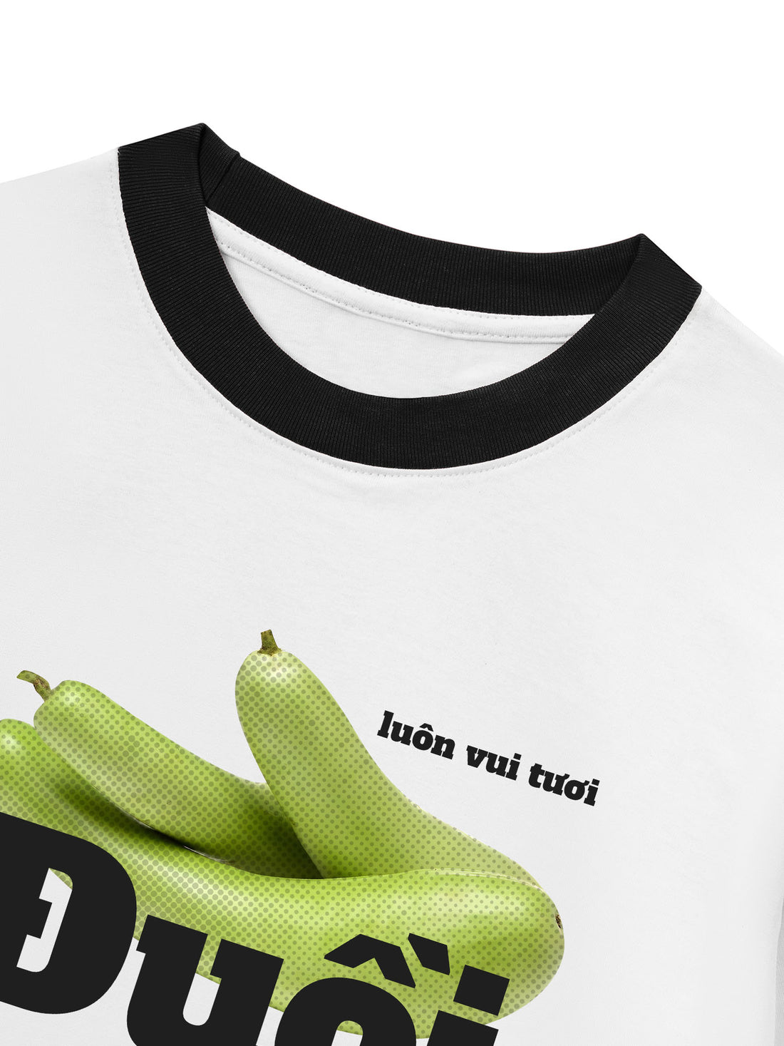 Áo Thun Ringer Relaxed Fit Bầu Đuồi