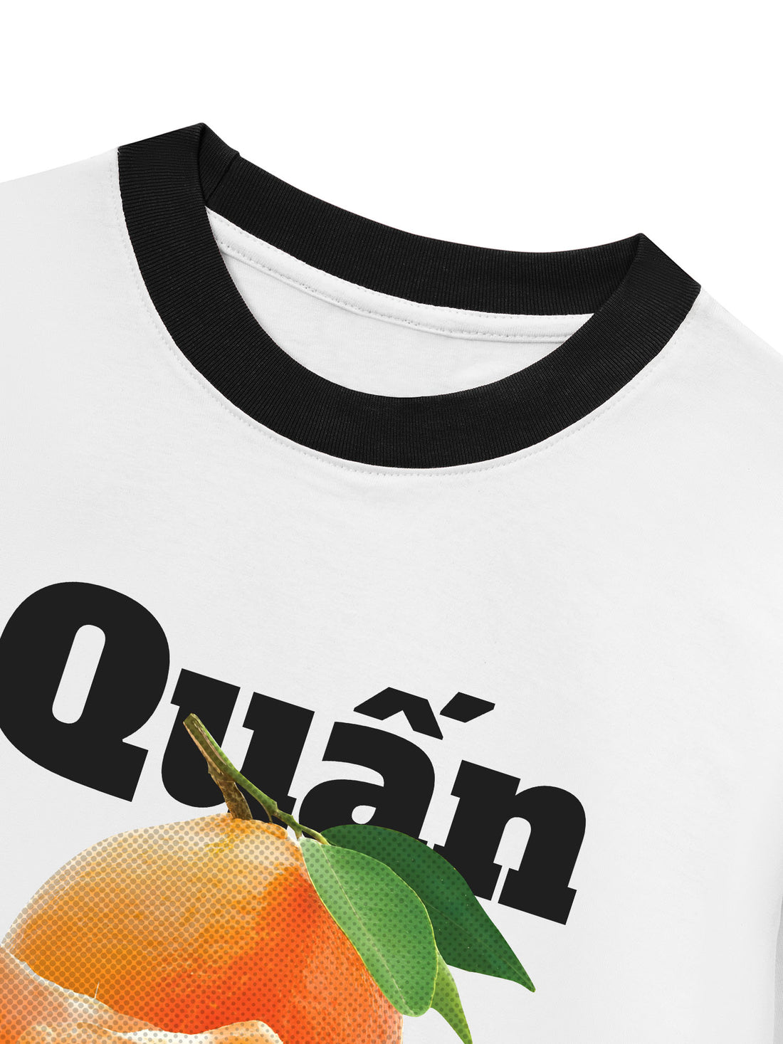 Áo Thun Ringer Relaxed Fit Quấn Quýt
