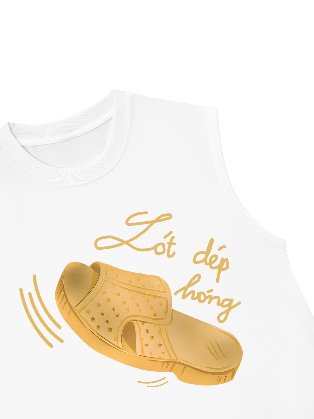 Áo Ba Lỗ Relaxed Fit Lót Dép Hóng