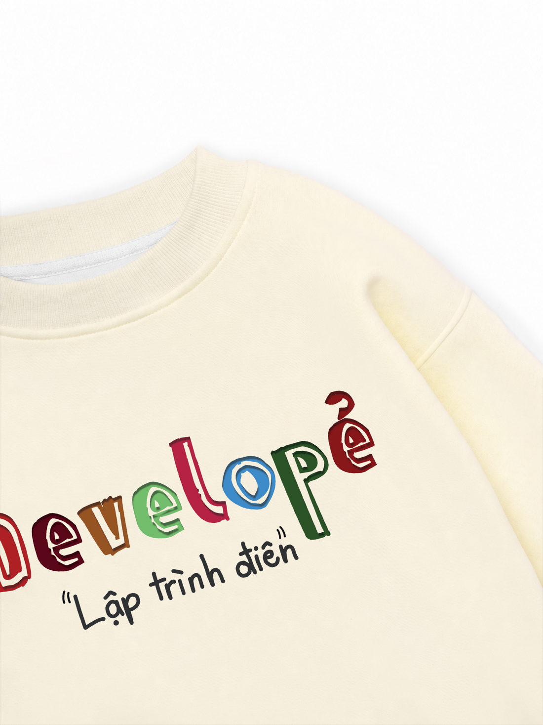 Áo Sweater Nỉ Hai Da Developer Lập Trình Điên
