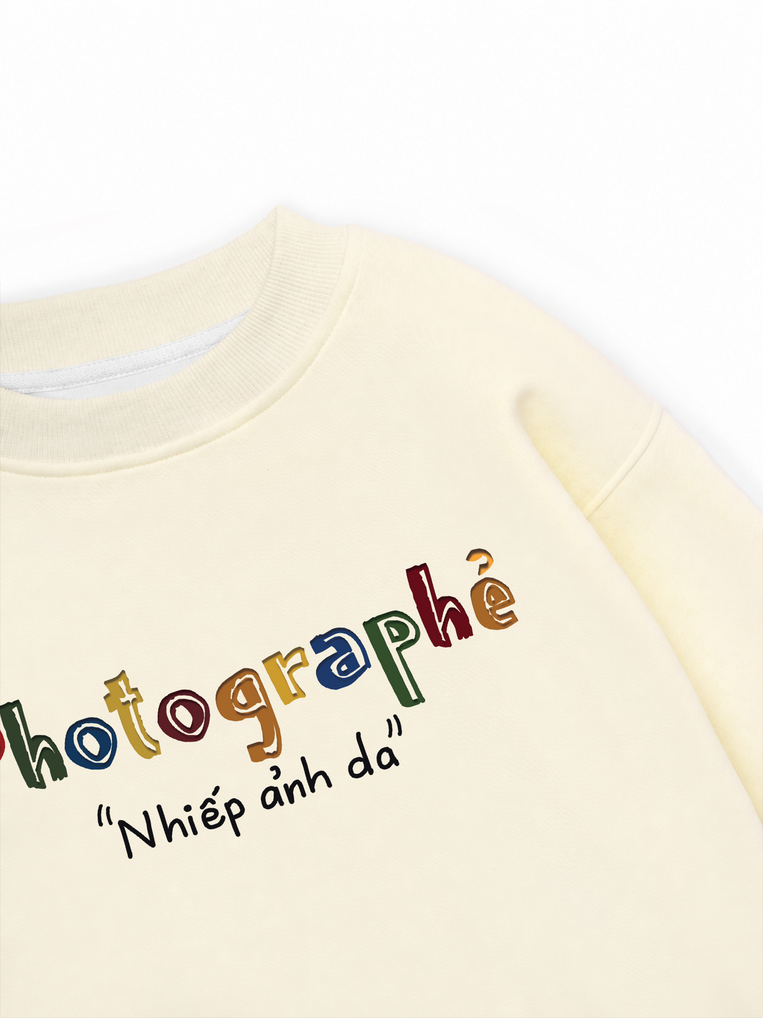Áo Sweater Nỉ Hai Da Photographer Nhiếp Ảnh Gia