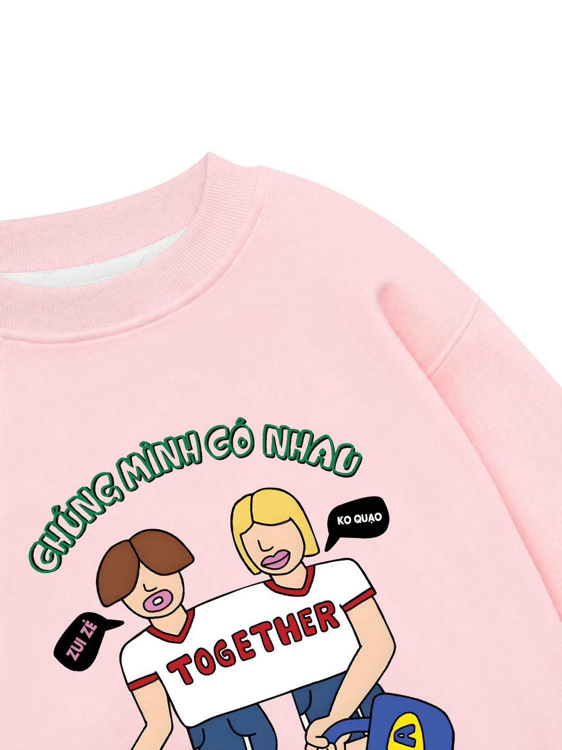 Áo Sweater Nỉ Hai Da Chúng Mình Có Nhau