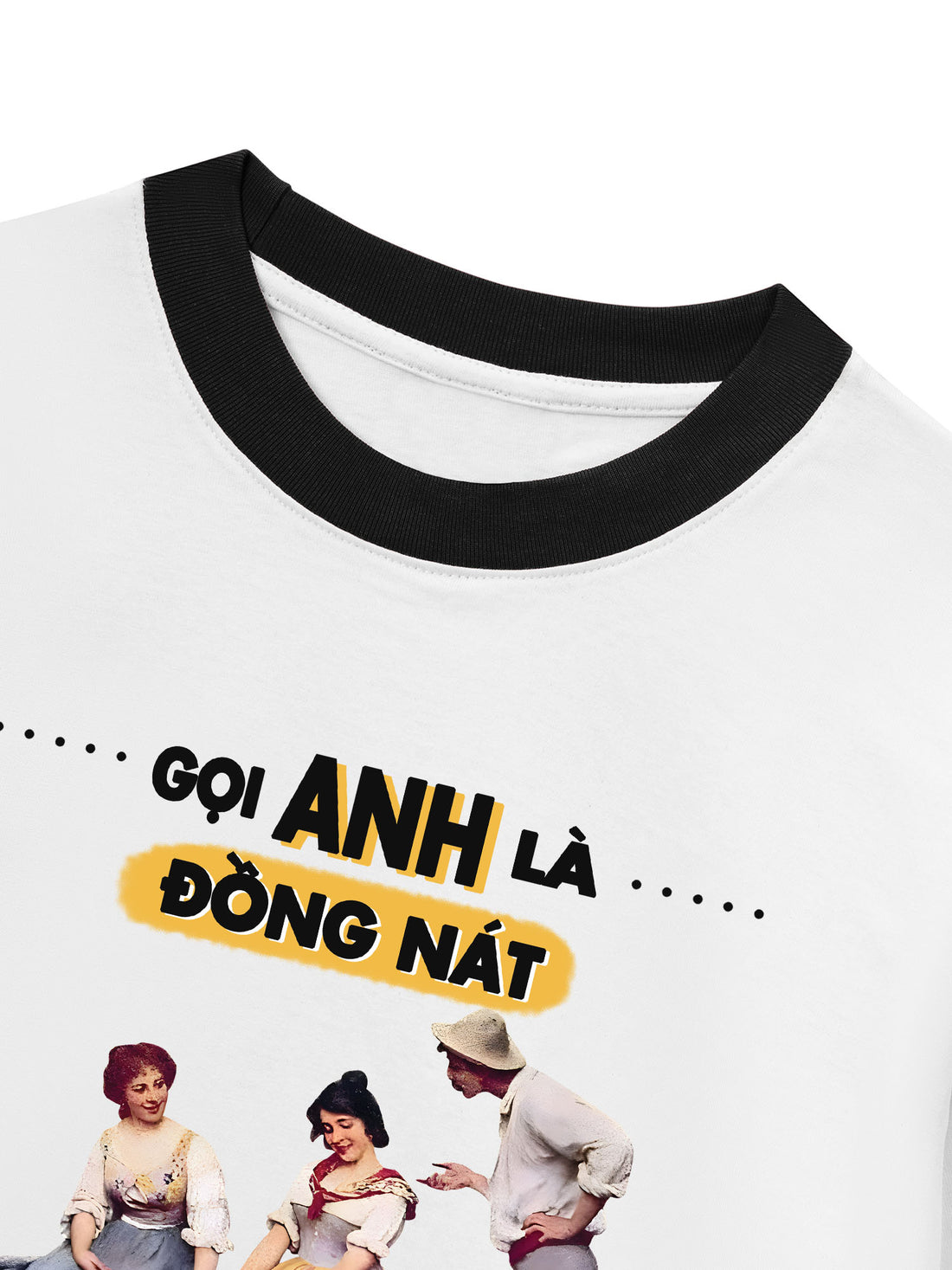 Áo Thun Ringer Relaxed Fit Gọi Anh Là Đồ Đồng Nát