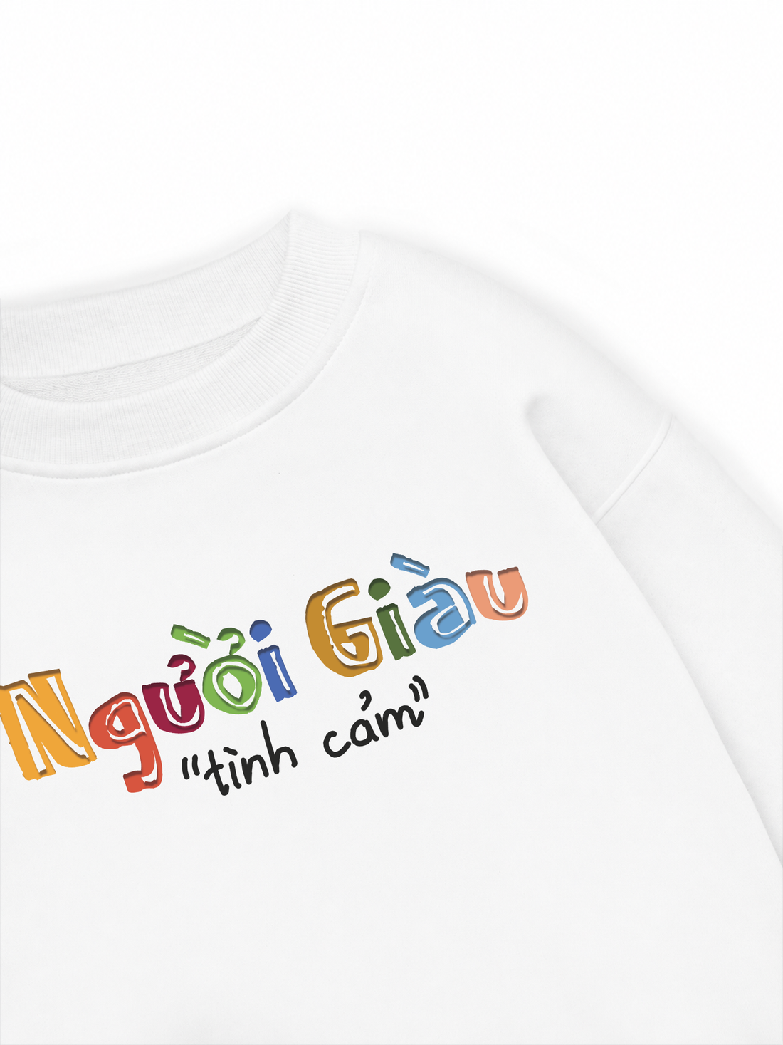 Áo Sweater Nỉ Hai Da Người Giàu
