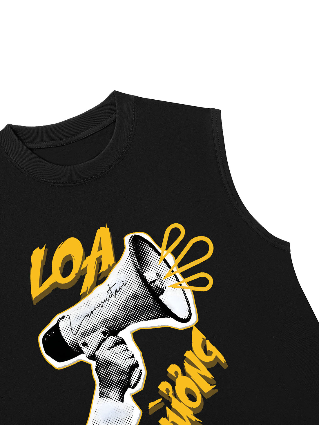 Áo Ba Lỗ Relaxed Fit LUONVUITUOI Loa Phường