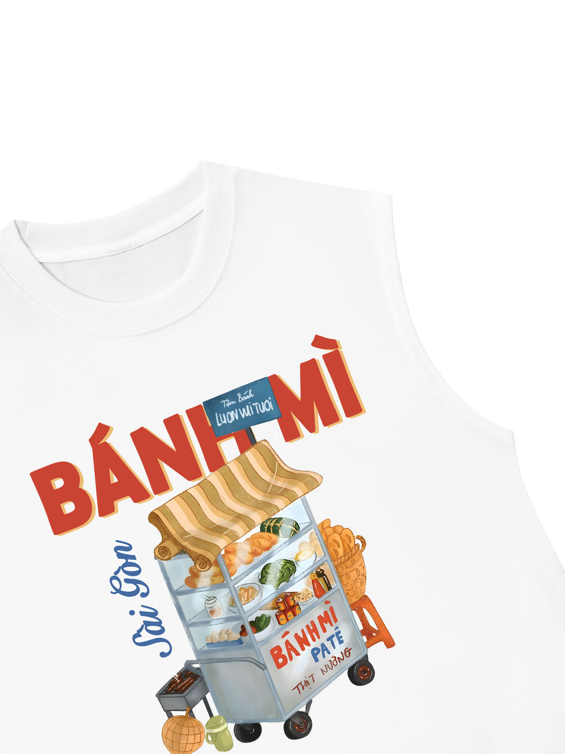 Áo Ba Lỗ Relaxed Fit Bánh Mì LUONVUITUOI