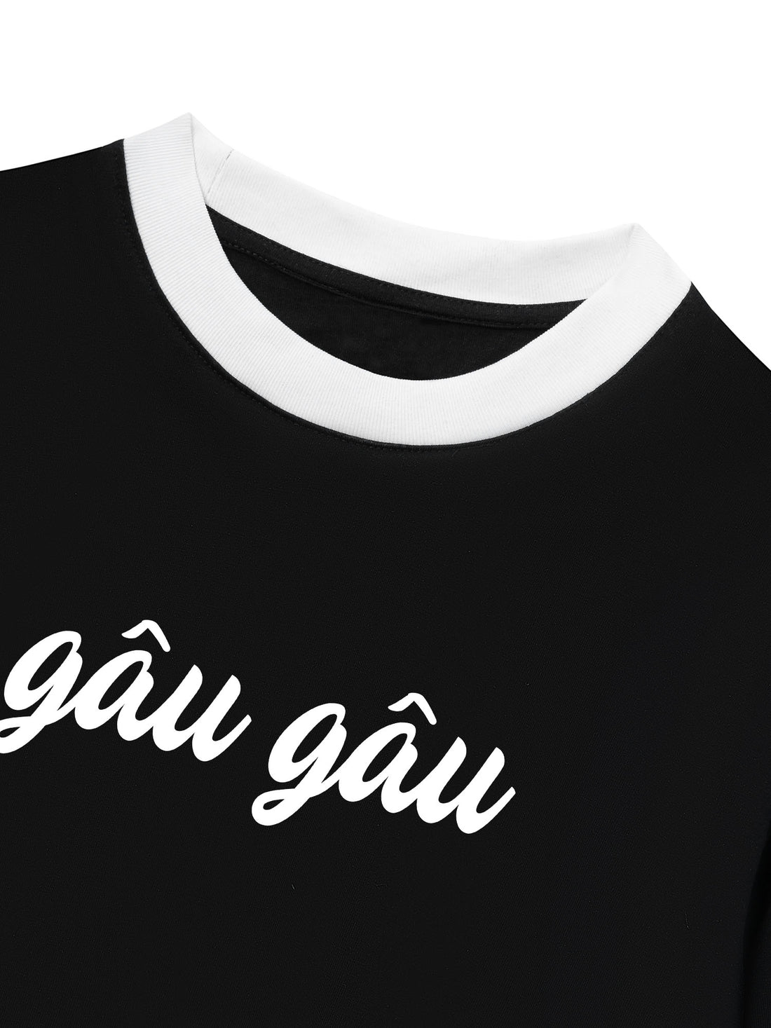 Áo Thun Ringer Relaxed Fit Gâu Gâu