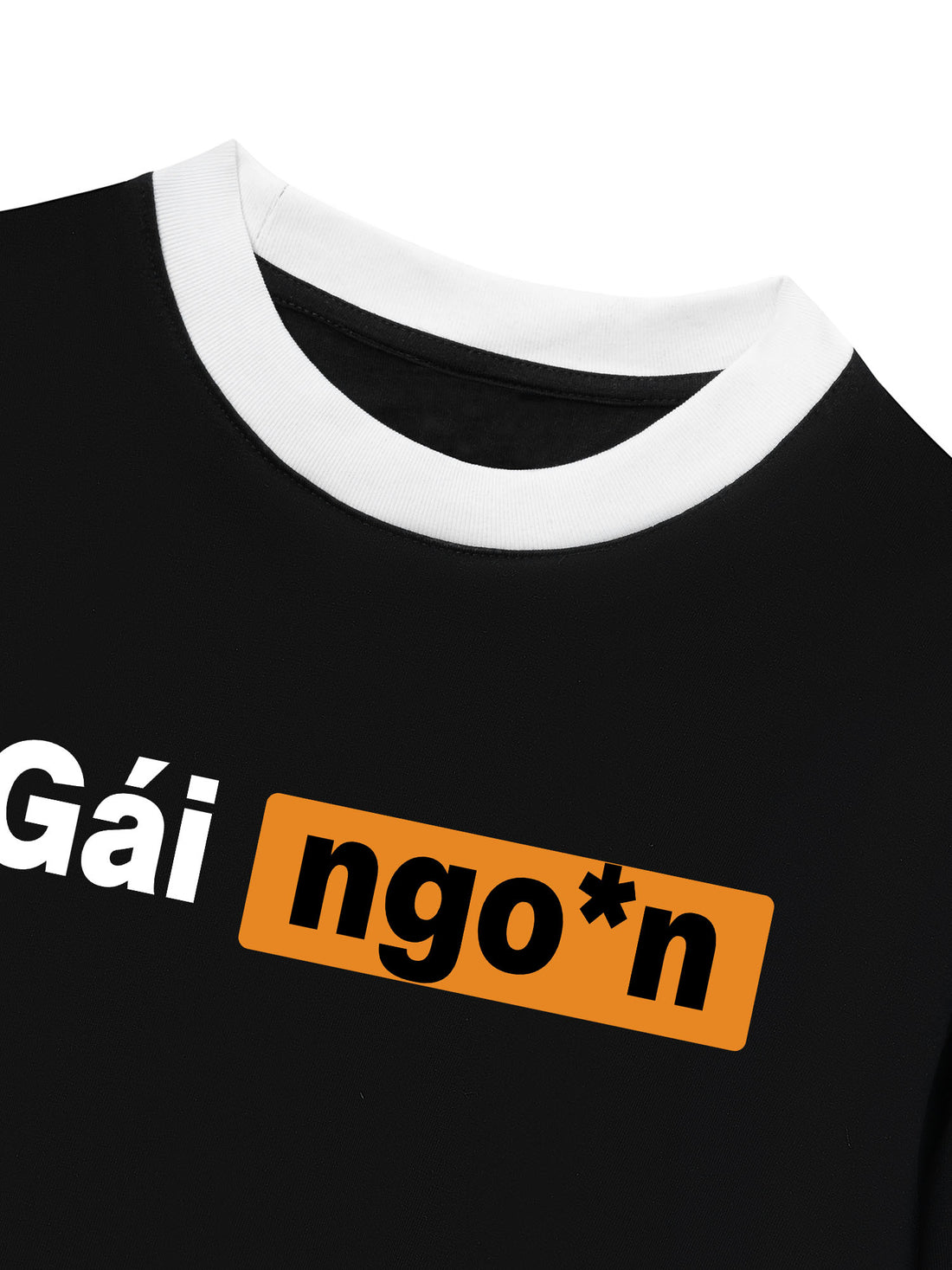 Áo Thun Ringer Relaxed Fit Gái Ngoan