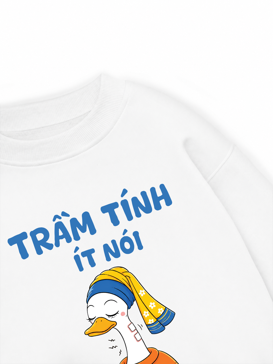 Áo Sweater Nỉ Hai Da Trầm Tính Ít Nói