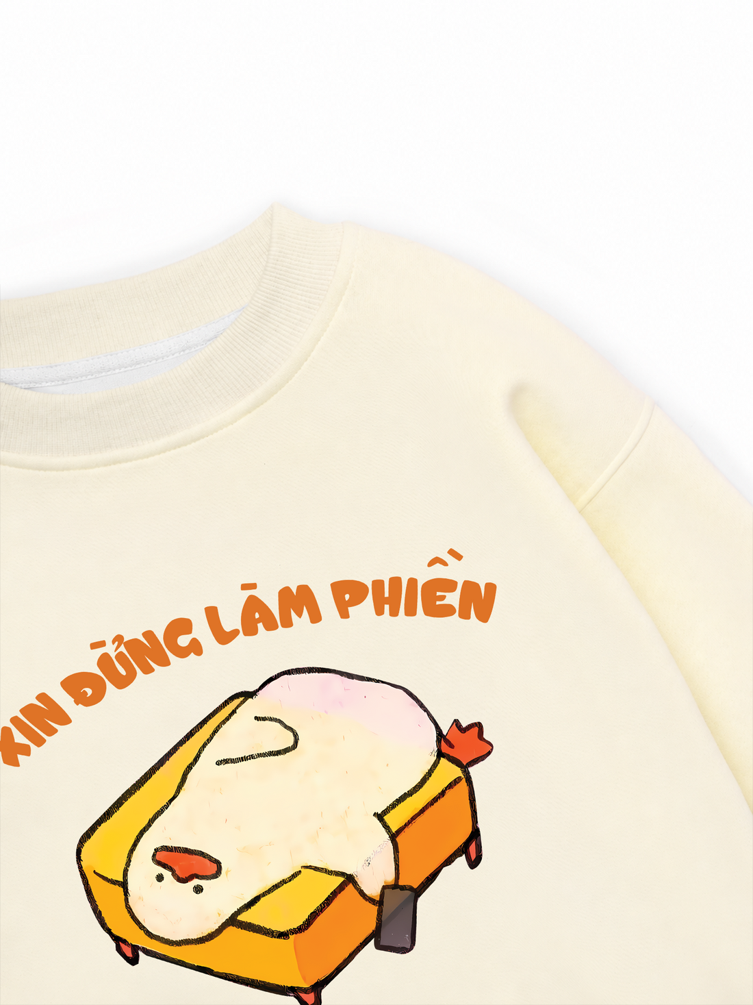 Áo Sweater Nỉ Hai Da Meme Chú Vịt Xin Đừng Làm Phiền