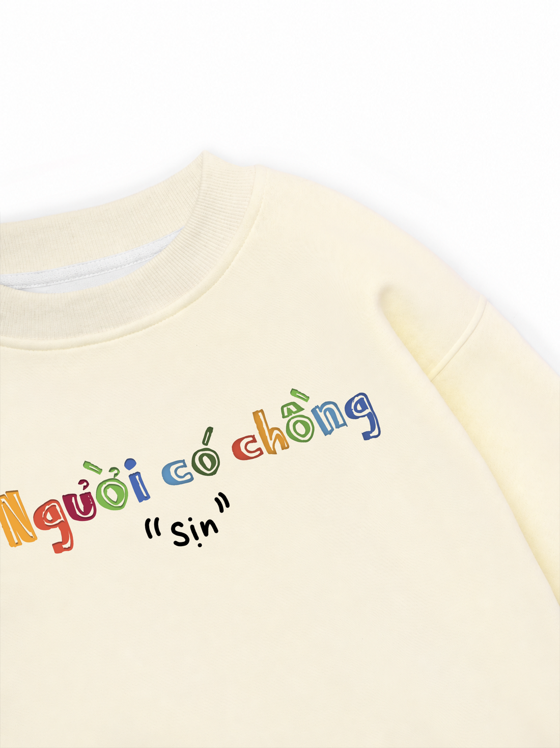 Áo Sweater Nỉ Hai Da Người Có Chồng Sịn
