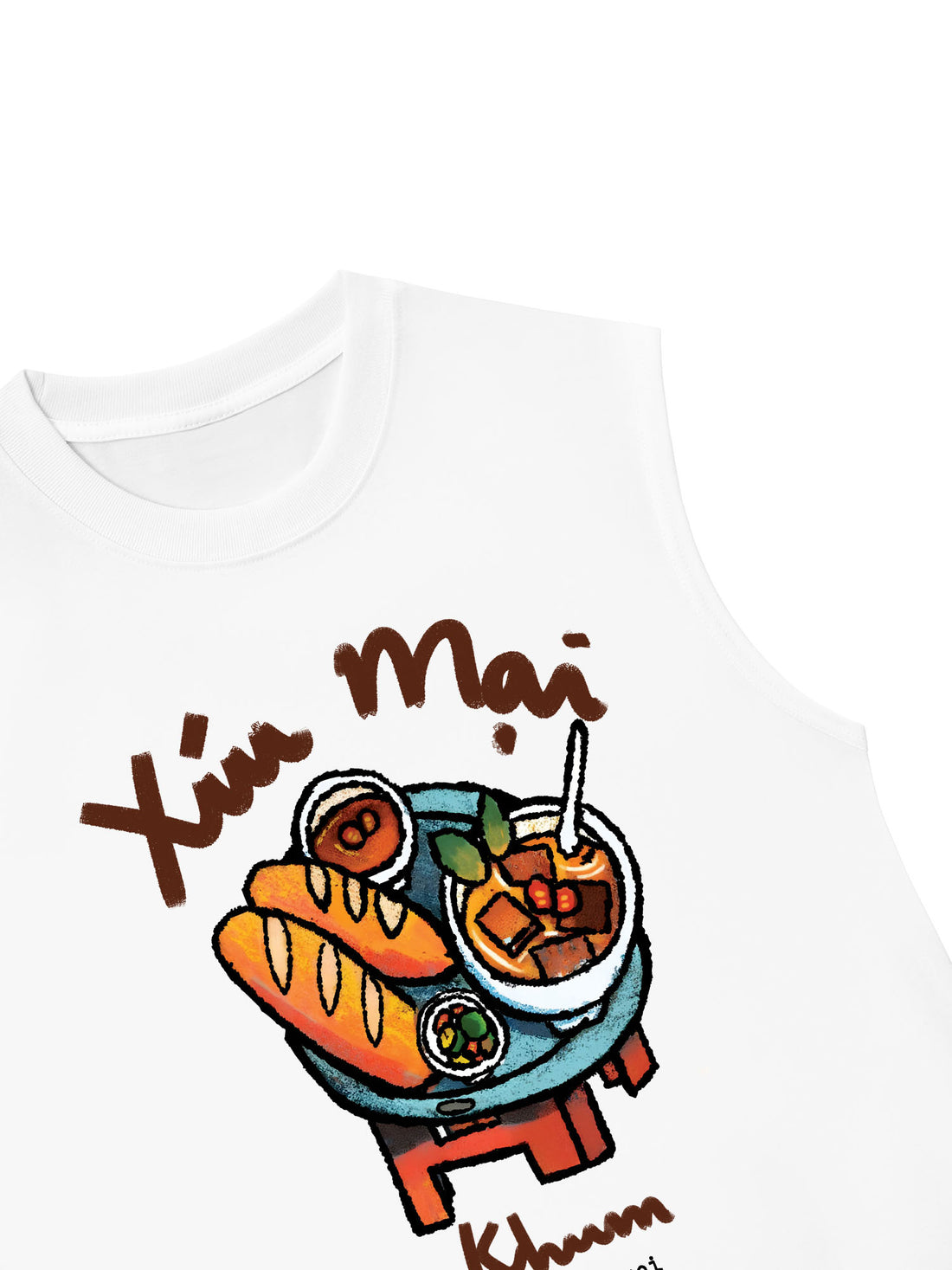 Áo Ba Lỗ Relaxed Fit Xíu Mại