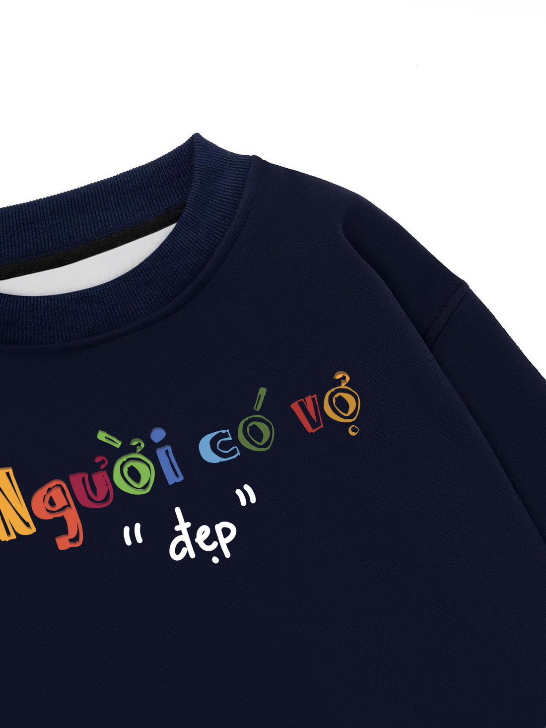 Áo Sweater Nỉ Hai Da Người có vợ