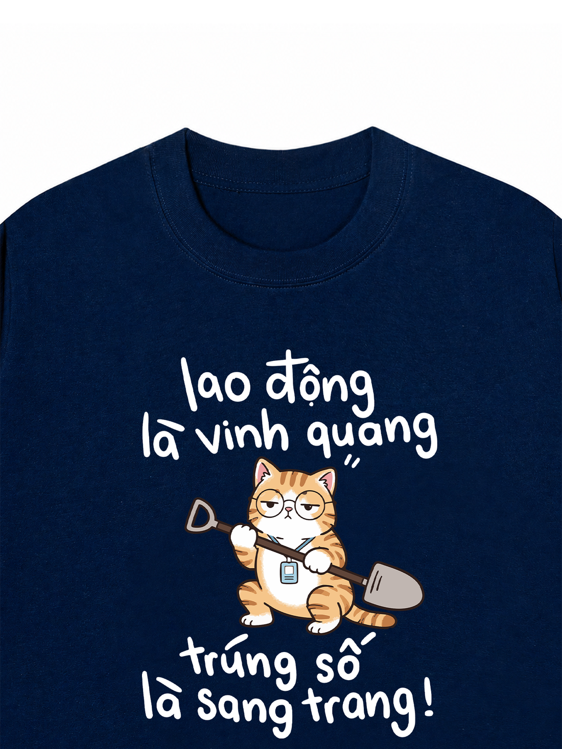 Áo Thun Relaxed Fit Lao Động Là Vinh Quang
