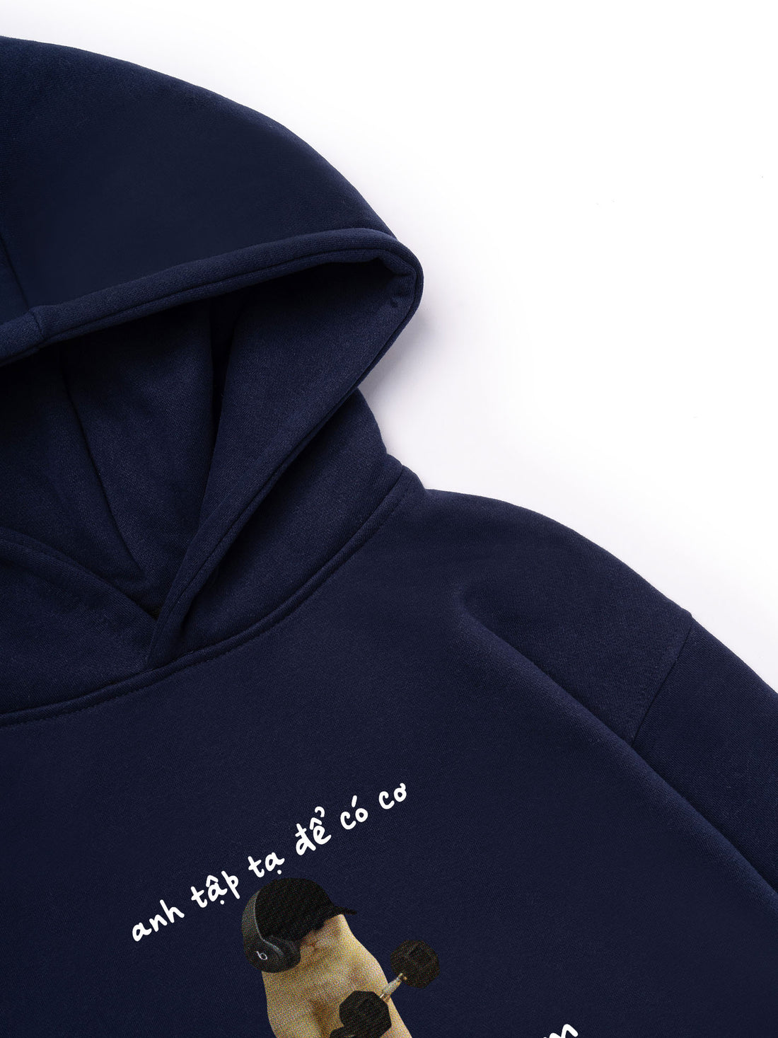 Áo Hoodie Nỉ Hai Da Tập Tạ Để Có Cơ