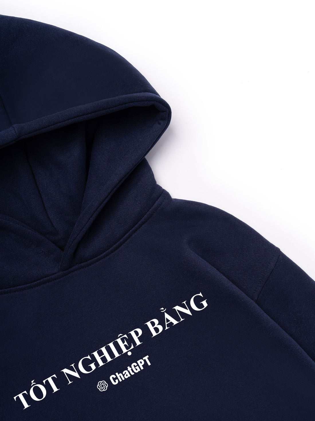 Áo Hoodie Nỉ Hai Da  Tốt Nghiệp Bằng ChatGPT