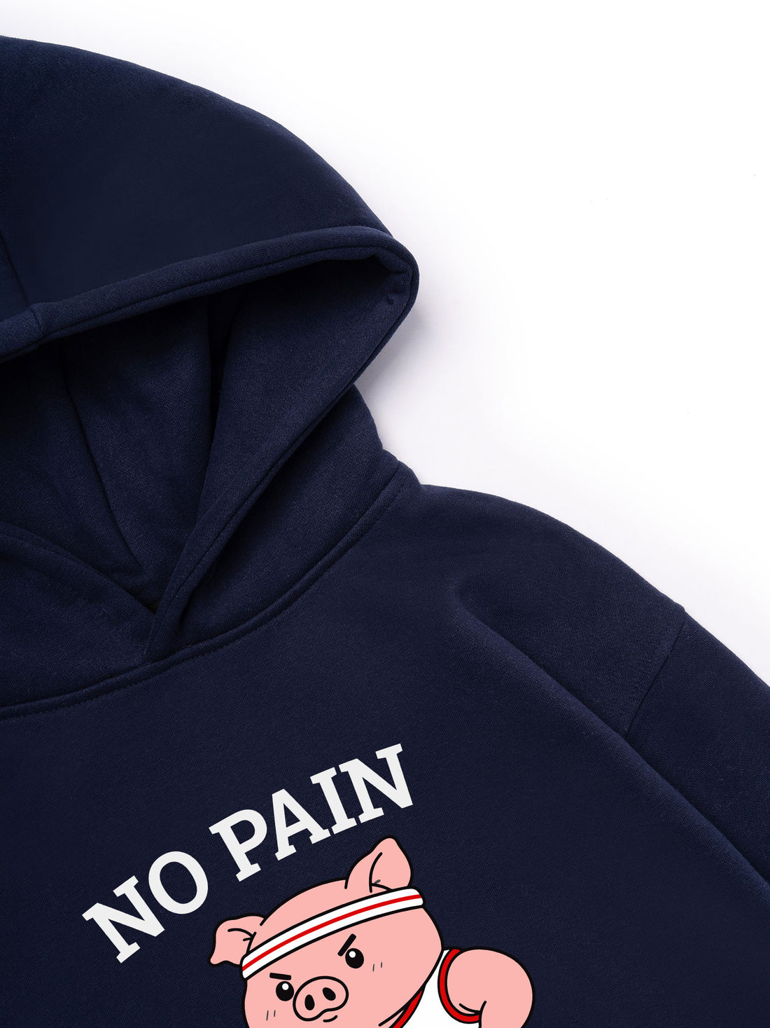 Áo Hoodie Nỉ Hai Da  No Pain No Snack
